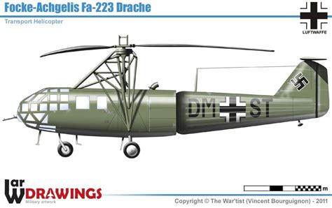 Focke Achgelis Fa 223 | Aerei militari, Militari, Aereo