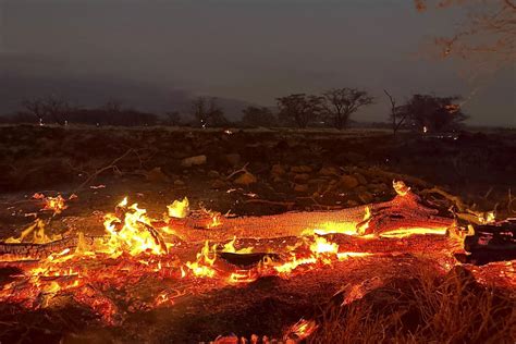 Before-and-after images show Maui wildfire devastation. 'Wiped out' - Los Angeles Times