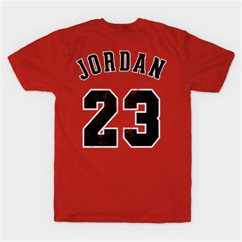 Michael Jordan #23 retro practice jersey distressed - Jordan - T-Shirt ...