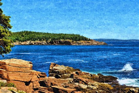 Rocky Maine Coastline 2 Photograph by John Trommer - Fine Art America