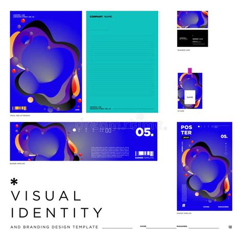 Vector Abstract Background Illustration Visual Identity Brand Template ...