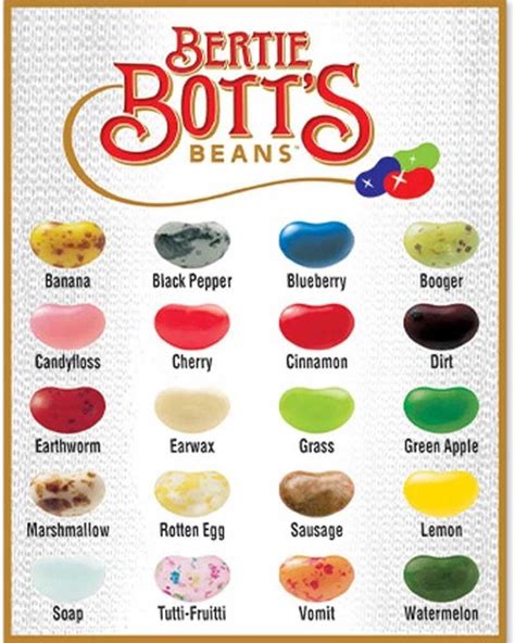 Harry Potter - Bertie Bott's Every Flavour Jelly Beans 54g Bag