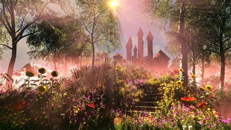 Afternoon at the castle gardens by MoonGardens on DeviantArt