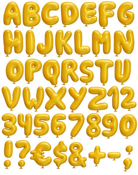 Yellow Balloon Font - OpenType Typeface | Handmadefont.com