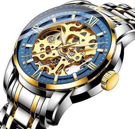 Original Delicate Skeleton Mechanical Watches for Men Automatic Slef ...