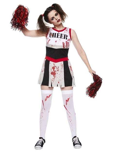 Zombie Cheerleader Outfit & Makeup Tutorial | Party Delights