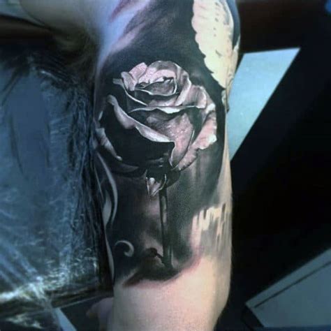 90 Black Ink Tattoo Designs For Men - Dark Ink Ideas