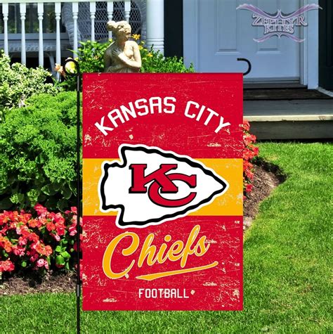 Vintage Kansas City Chiefs Garden Flag