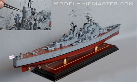 HMS VANGUARD battleship model