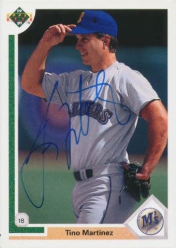 Tino Martinez Autographs and Memorabilia | Sports, Baseball