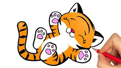 Cute Tiger Cartoon Easy - Miinullekko