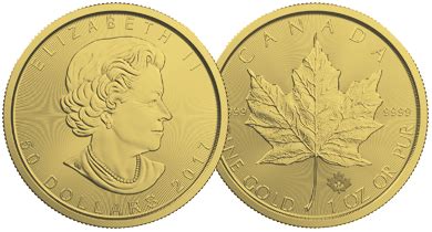 1 Oz Canadian Gold Maple Leaf - GoldCore