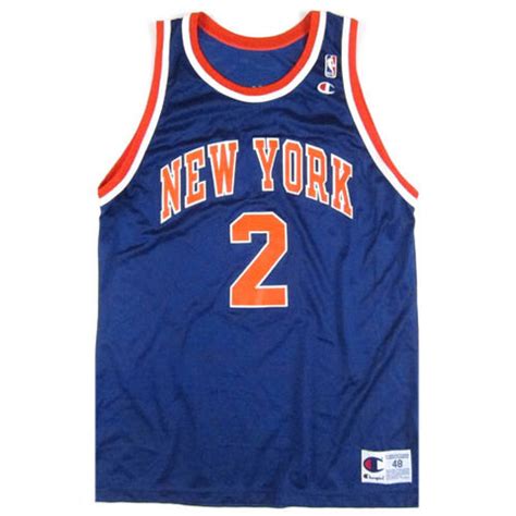 Vintage Larry Johnson New York Knicks Champion Jersey 90s NBA ...