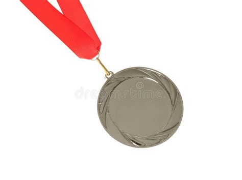 Silver Medal Isolated. Space for Design Stock Photo - Image of compete, honor: 188345024