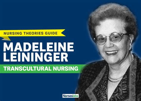 Madeleine Leininger: Transcultural Nursing Theory | Nursing theory, Nursing care plan, Nurse quotes