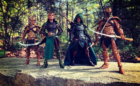 A look at the Elf figures released in the Mythic Legions line from Four ...