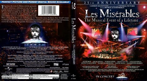 Les Miserables In Concert 25th Anniversary - Movie Blu-Ray Scanned Covers - Les Miserables 25th ...