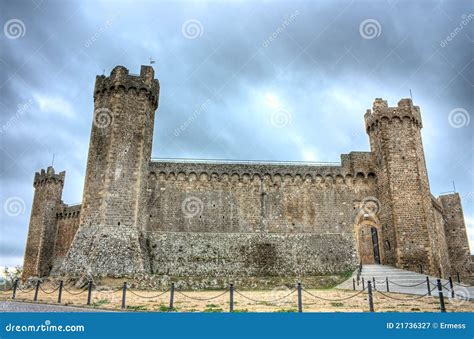 Castle of Montalcino stock image. Image of facade, italian - 21736327