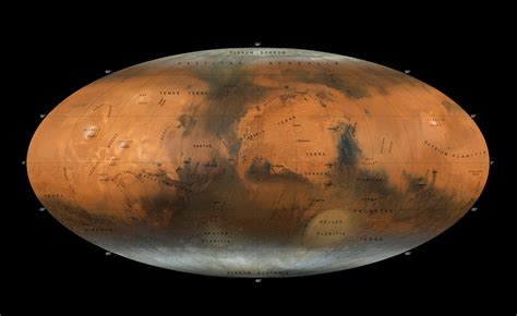 New Mars Map Lets You ‘See the Whole Planet at Once’ - The New York Times