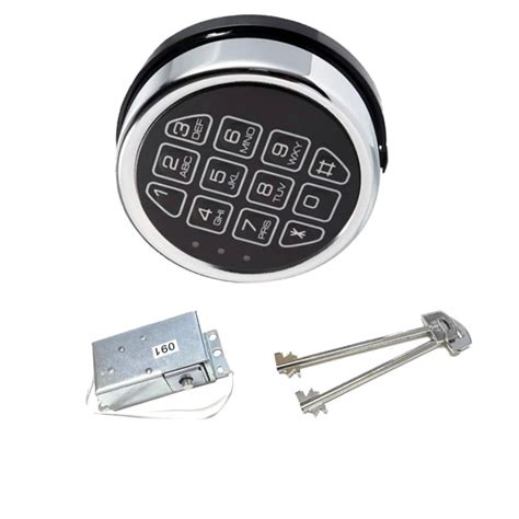 Gun Safe Chrome Keypad Electronic Safe Lock with Solenoid Lock 2 ...