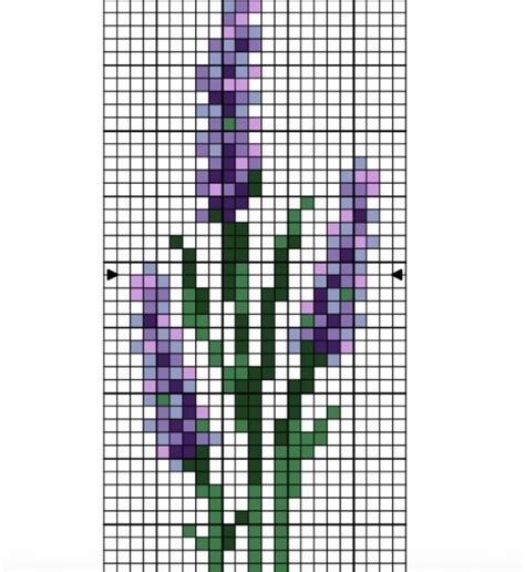 Cross Stitch Pattern Lavender - Cross Stitch Patterns