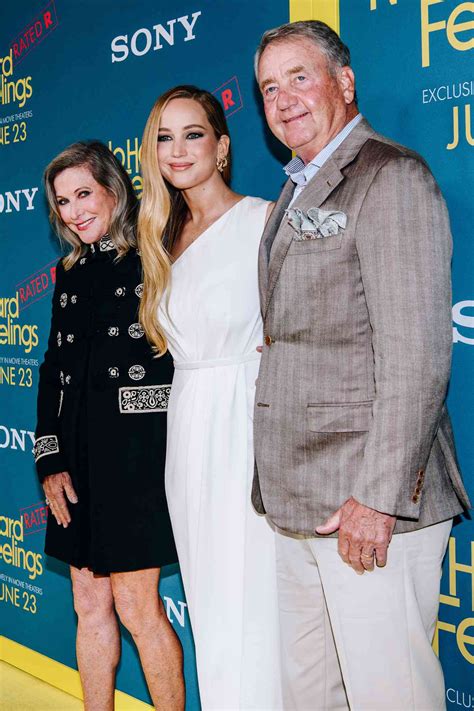 Jennifer Lawrence Supported by Parents at 'No Hard Feelings' Premiere