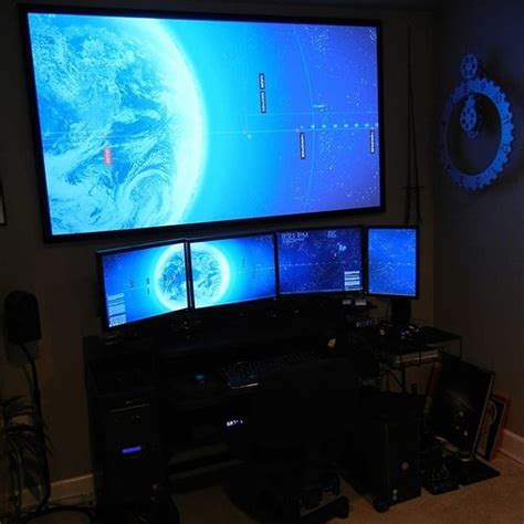 Reposting @gamegaragedigital: This guy has a nasa command center in ...