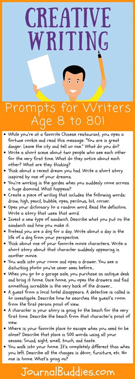 3rd Grade Creative Writing Lesson Plan | Writing prompts for kids, Creative writing lesson ...