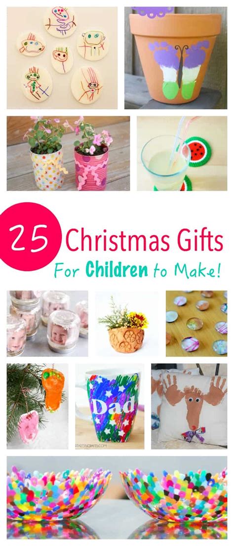 Here is a collection of 25 Christmas Gifts That Children Can make for ...