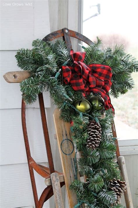 Image result for christmas sled decoration Christmas Sled, Front Porch ...