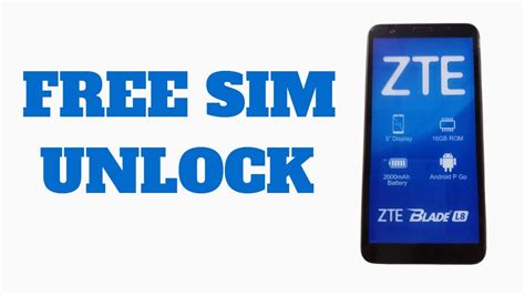 How to unlock ZTE Phone – Free SIM Unlock ZTE Phone - YouTube