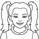 Little Girl Coloring Pages Printable  Home sketch template