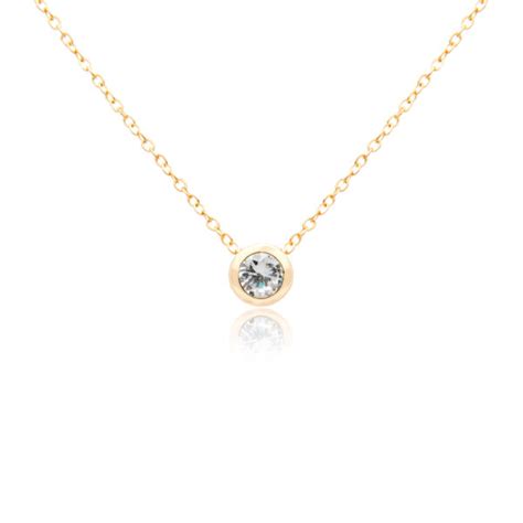 Diamond Pendant Yellow Gold - Alexis Jewels