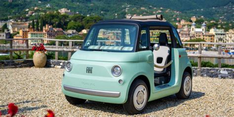 Fiat revives the Topolino in form of a fully electric tiny car ...