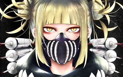 Download wallpapers Himiko Toga, girl in mask, female villain, My Hero Academia, Boku no Hero ...