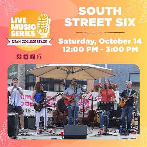 Live Music Series – South Street Six | Patriot Place