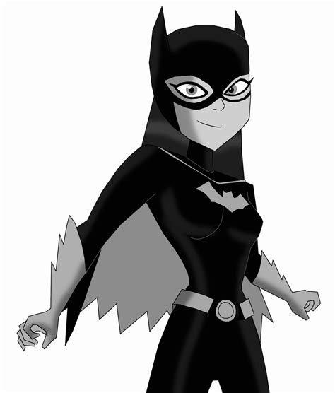 Batgirl in Teen Titans Style Monochromatic by CaptainEdwardTeague on DeviantArt