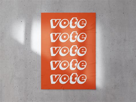 CREATIVES FOR CHANGE // Vote Series Poster by Taylor Friehl on Dribbble