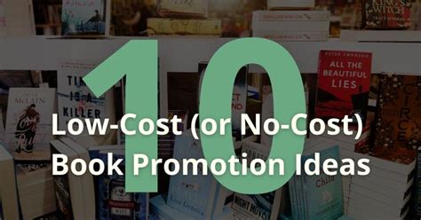 10 Low-Cost (or No-Cost) Book Promotion Ideas | The Dietitian Editor