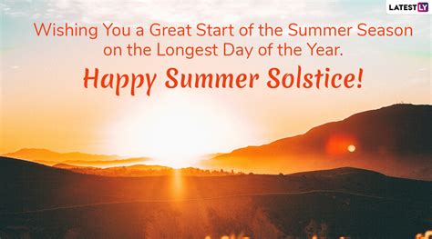 Summer Solstice 2020 Wishes and HD Images: WhatsApp Messages, Summer Season Quotes, GIF ...