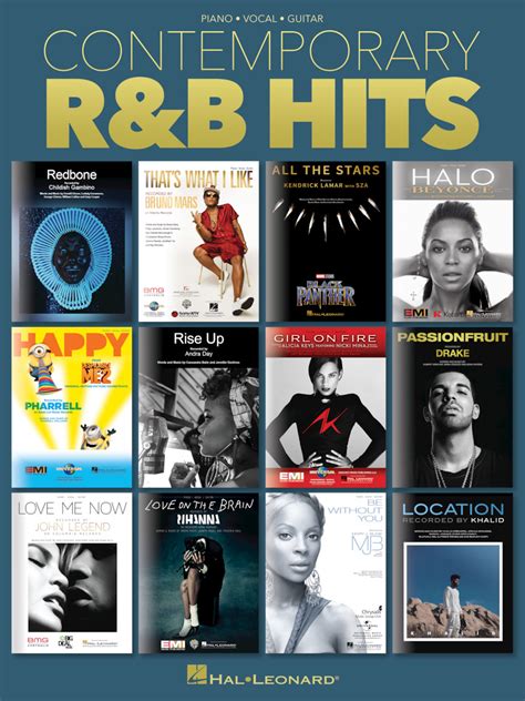 Contemporary R&B Hits | Hal Leonard Online