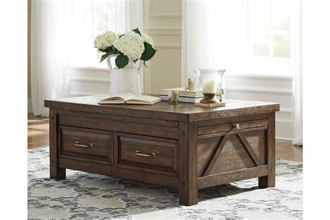 Ashley Farmhouse Table With Drawers