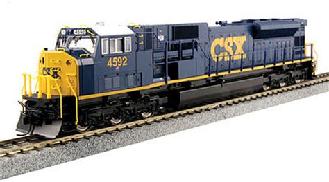 EMD SD80MAC CSX #4592 HO Scale Model Train Diesel Locomotive #376372 by ...