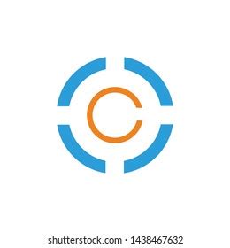 Circle Logo Vector Initial Fonts Stock Vector (Royalty Free) 1438467632 | Shutterstock