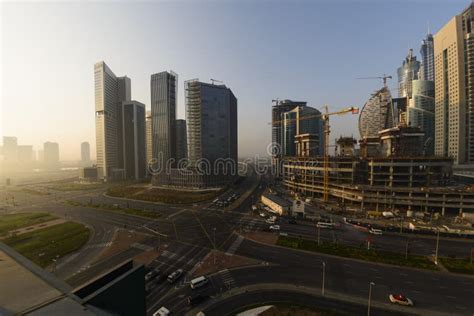 Dubai business bay skyline editorial photo. Image of futuristic - 55966181