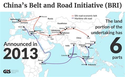 Map Of Belt And Road Initiative