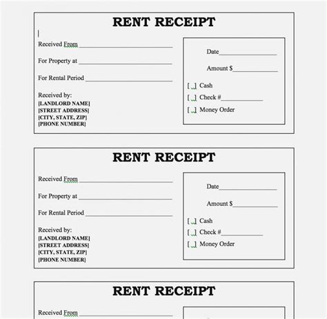 Explore Our Printable Room Rent Receipt Template | Receipt template ...