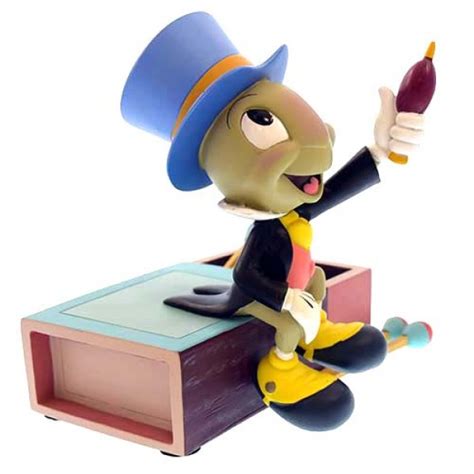 Disney Figurine Statue - Jiminy Cricket on Matchstick Box