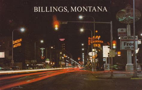 Billings, Montana | Night scene of Billings, Montana, the "M… | Flickr