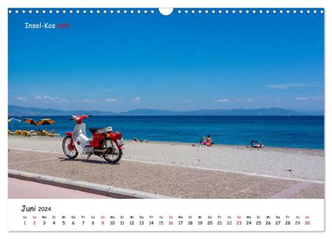 Kos Island - Beaches 2024 (CALVENDO wall calendar 2024) — calvendoverlag